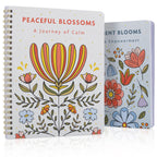 Beautiful Adult Coloring Book Set of 2 for Relaxation - Affirmation Books