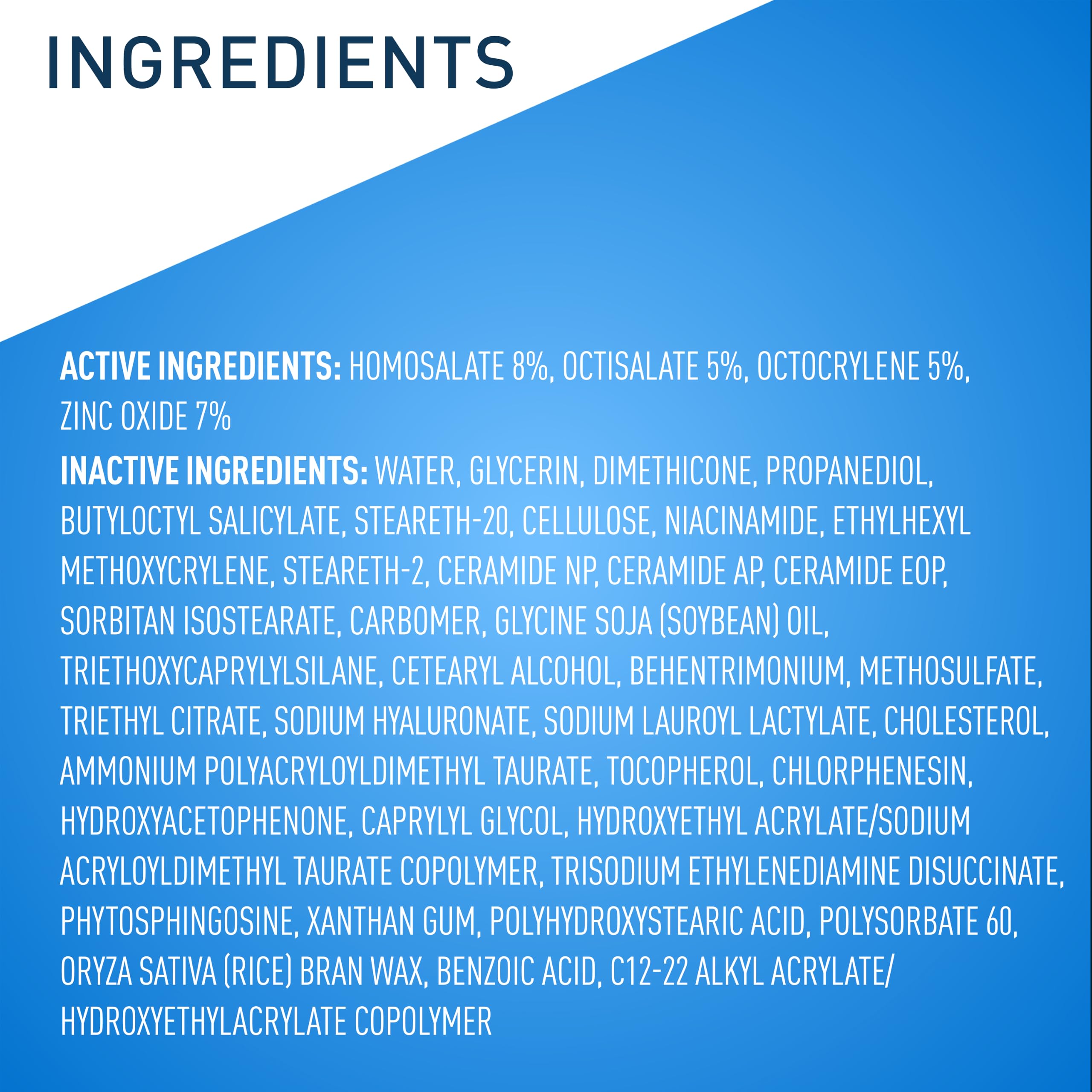CeraVe AM Facial Moisturizing Lotion SPF 50, Face Moisturizer with SPF, 3oz | Travel Size Skin Care, Hyaluronic Acid and Niacinamide That Blends with No White Cast, Non-Greasy & Non-Comedogenic