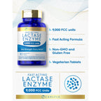 Carlyle Lactase Enzyme Tablets 9000 FCC | 180 Pills