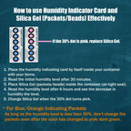 Buy now Premium Humidity Indicator Cards 20 Pack(Reusable) - 10-60% 6 Spot(20 Cards) at indiglob india