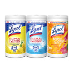 Lysol Disinfecting Wipes, Cleaner, Lemon + Linen + Mango, 80 ct. (3 Pack)