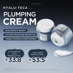 SKIN1004 Hyalu TECA Firming Cream, Face Moisturizer for Dewy, Plump Skin, Night Cream for Deep Hydration & Elasticity, Ceramide & Centella for Skin Barrier Support, Korean Skin Care, 1.01 fl.oz / 50ml