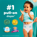 Pampers Diapers - Cruisers 360 - Size 4, 21 Count, up to 100% Leakproof Pull-On Diaper for Active Babies