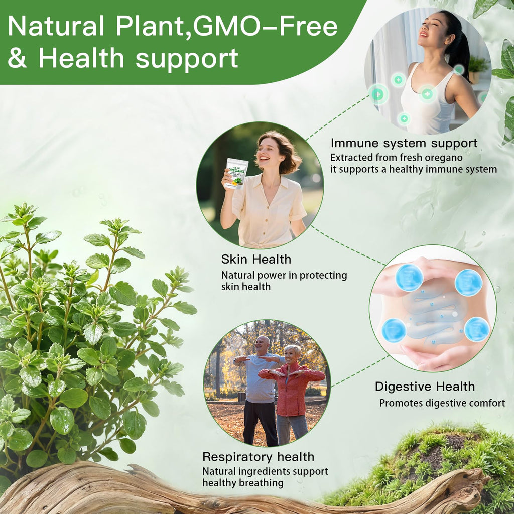Oil of Oregano with Black Seed Oil, 2-in-1 Capsules, 300 Softgels