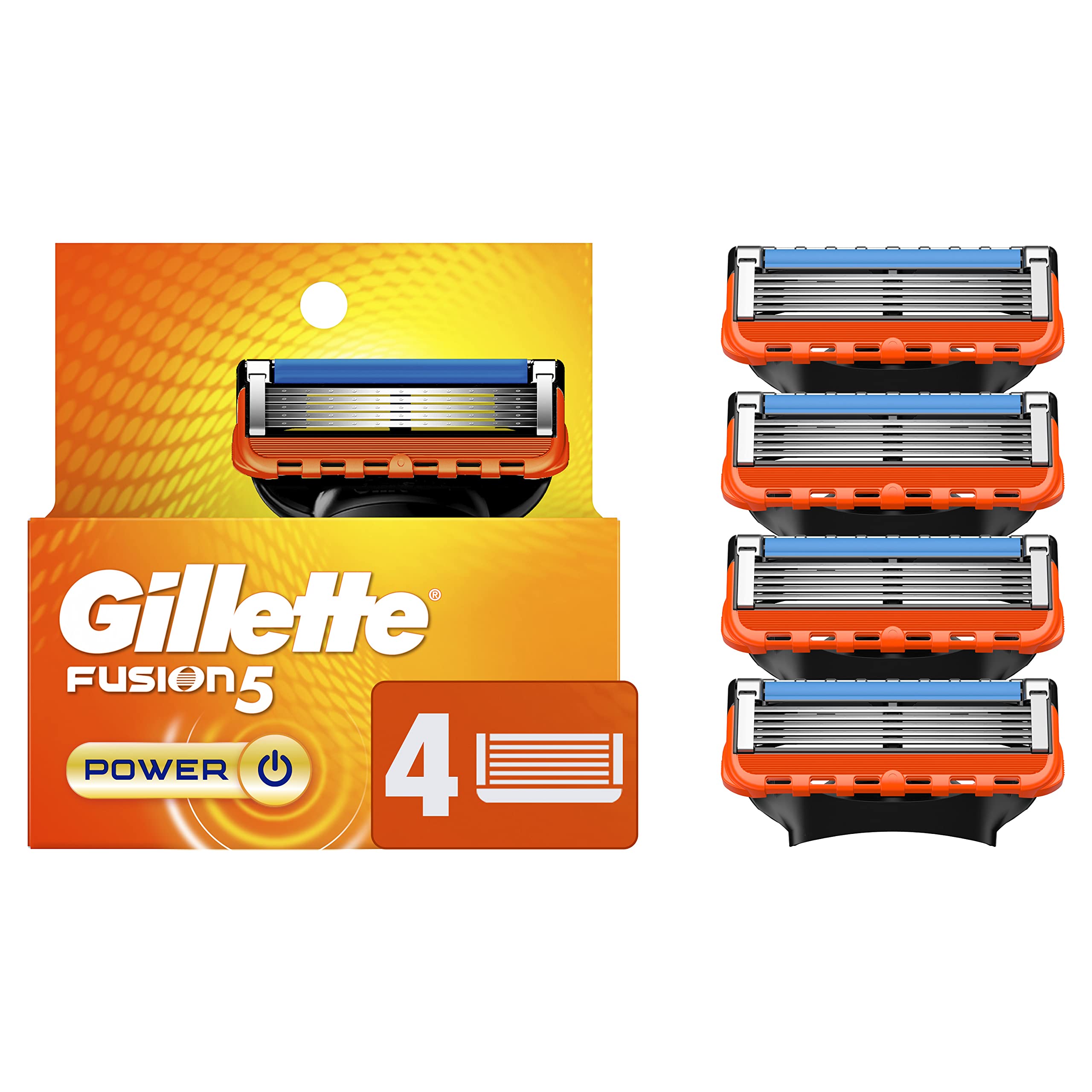 Buy now Gillette Fusion5 Men's Razor Blade Refills, 4 Count at indiglob india