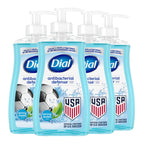 Dial Antibacterial Defense Liquid Hand Soap + Aloe, White Tea Scent, 11 Fl Oz (Pack of 4), Dermatologist-Tested Hand Wash, Gentle Formula