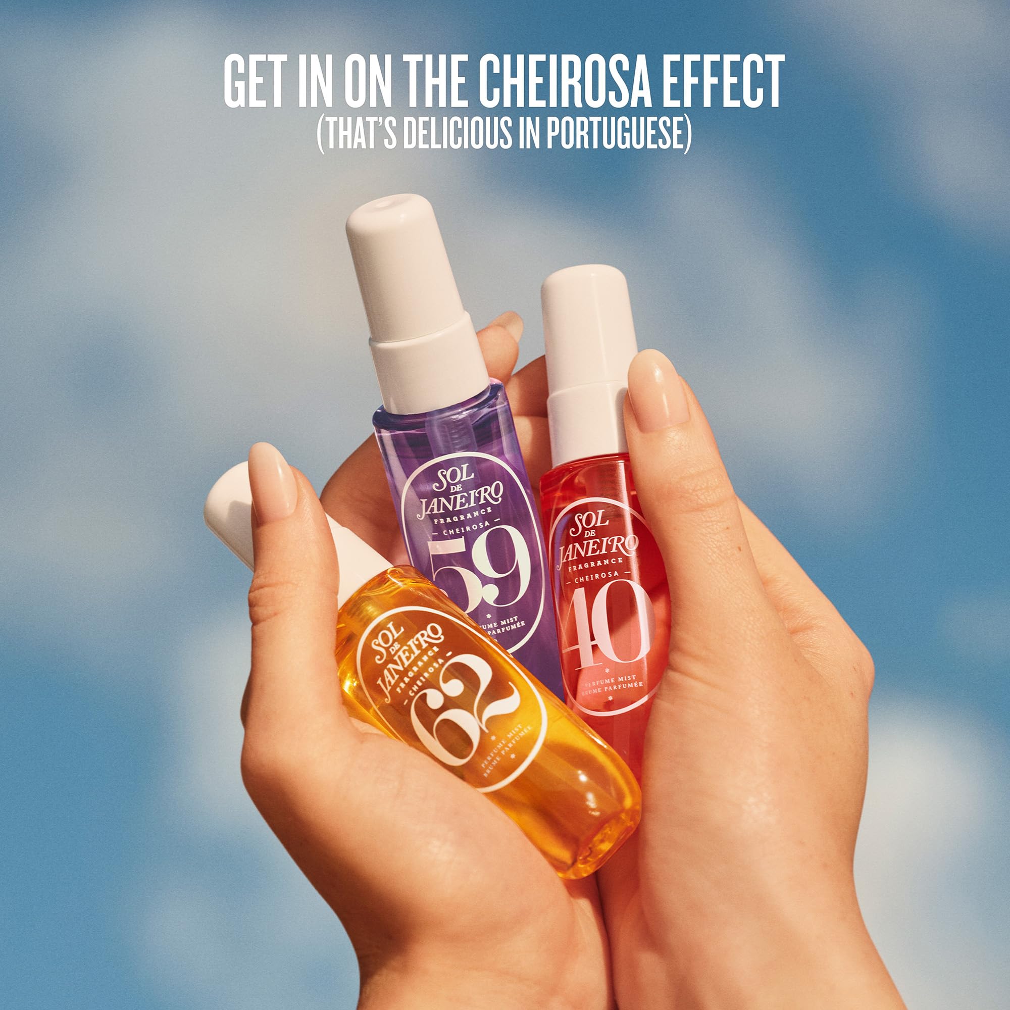 Sol de Janeiro Cheirosa Perfume Mist Discovery Set Cheirosa 62, 40, and 59 | Beauty Minis, 3 x 1 fl oz., Gift Set