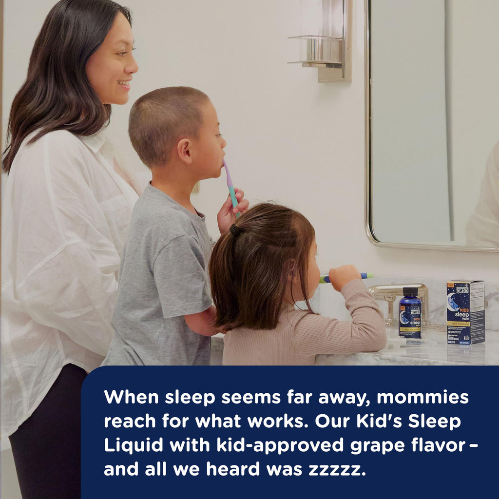 Mommy's Bliss Kids Sleep Support Liquid w/Melatonin, Grape Flavor, 4 Oz