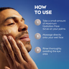 NIVEA MEN Maximum Hydration Face Scrub, Multipack, 3 x 4.4 OZ
