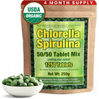 Buy now Good Natured Premium Spirulina and Chlorella Capsules 1,250 Tablets, Non-GMO, Vegan Organic Chlorella Tablets, Sunlight Grown, Cracked Cell Wall, High Protein, Heavy Metal Detox at indiglob india