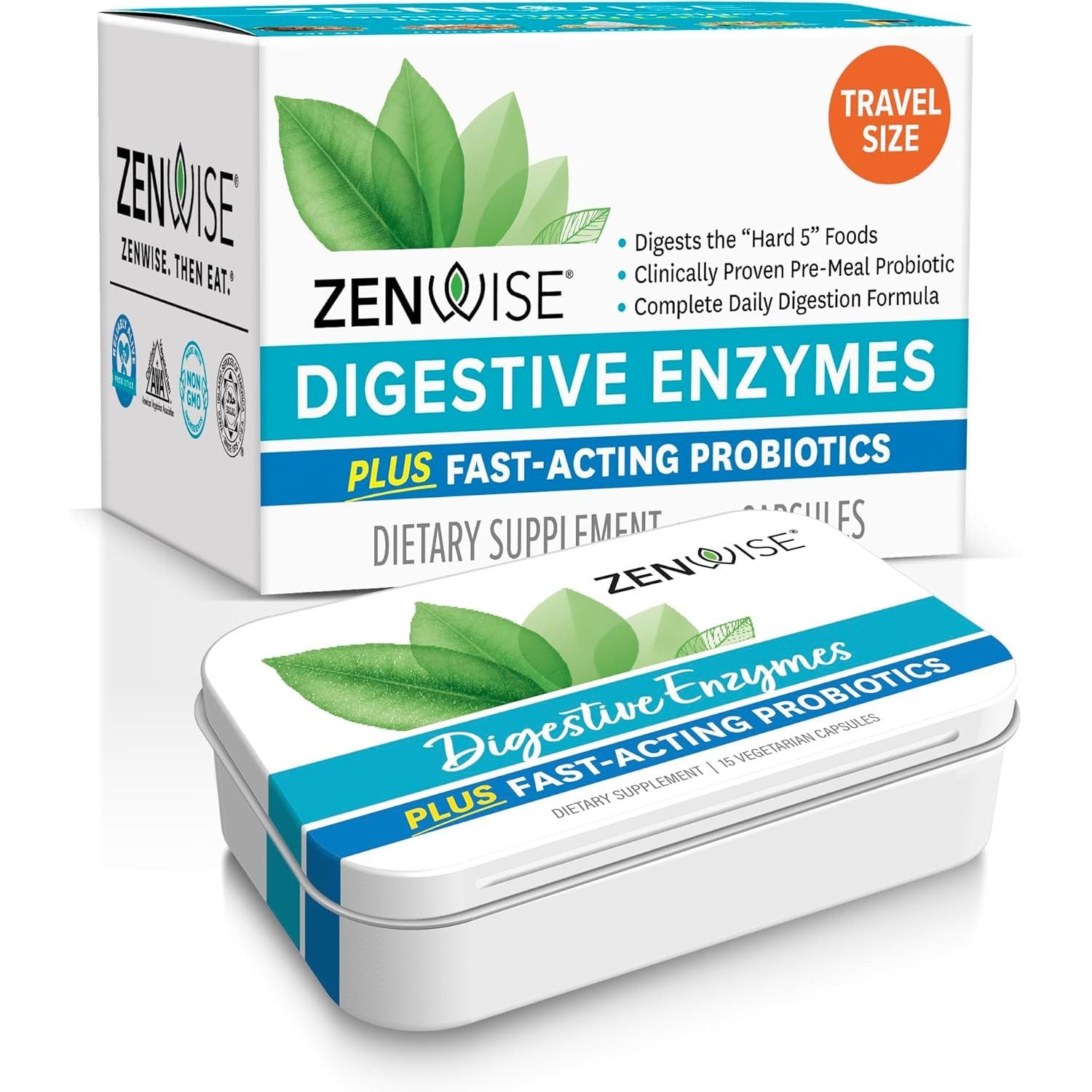 Buy now Zenwise Health Digestive Enzymes for Gut Health & Bloating Relief - Multi Enzymes Digestion Supplement with Probiotics, Bromelain & Papaya for Digestive Health Support - Men & Women - 180 Count 15 Count (Pack of 1) at indiglob india