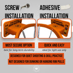 WAWAWEWA The Official Silent Basketball Hoop Wall-Mounted Indoor Rim 12"
