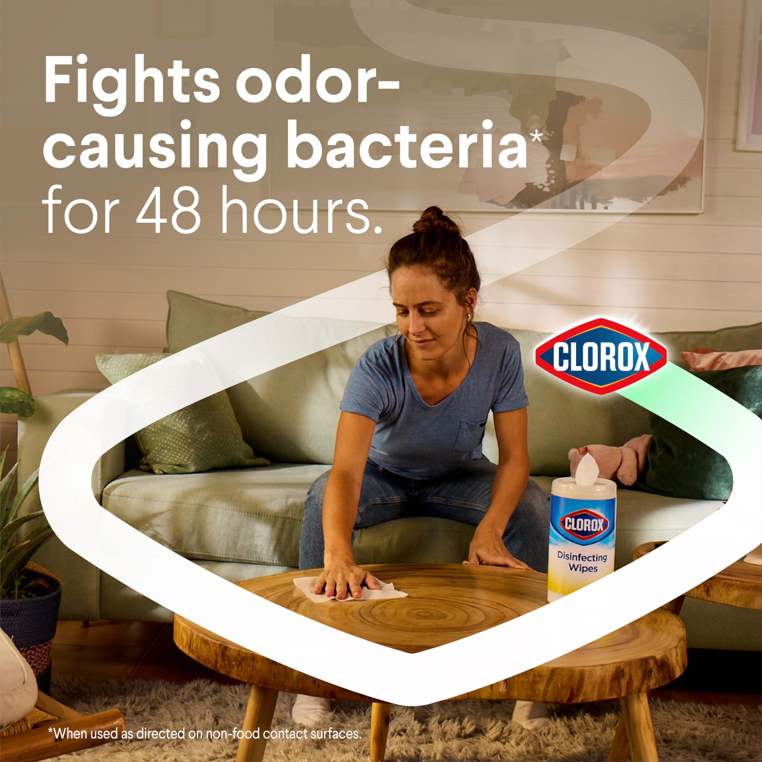 Buy now Clorox Disinfecting Wipes, Bleach Free Cleaning, Crisp Lemon, 75 Count (Pack May Vary) at indiglob india
