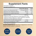 NatureBell 12-in-1 Magnesium Complex 1000mg, 4-Months Supply – Magnesium Glycinate, Citrate, Taurate, Malate, & More – High Absorption Formula for Men & Women – Chelated & Purified – 240 Capsules
