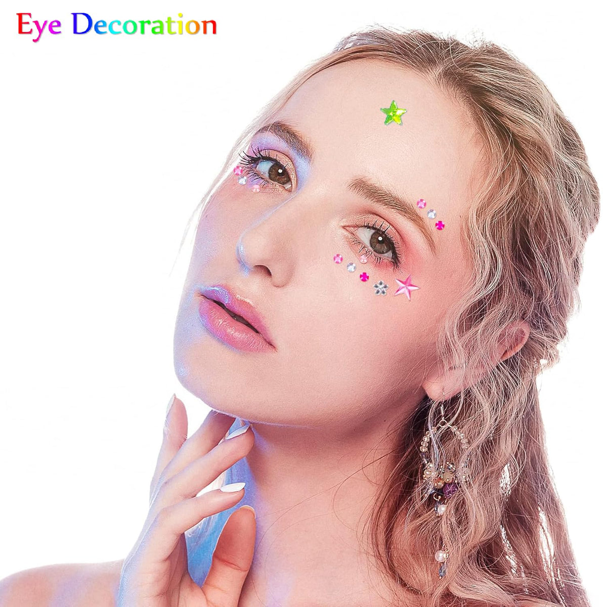 3165pcs Gem Stickers Crystal Crafts - self-Adhesive Stickers, Sticker Earrings, Children's Craft Supplies, Stickers in Various Shapes and Sizes.
