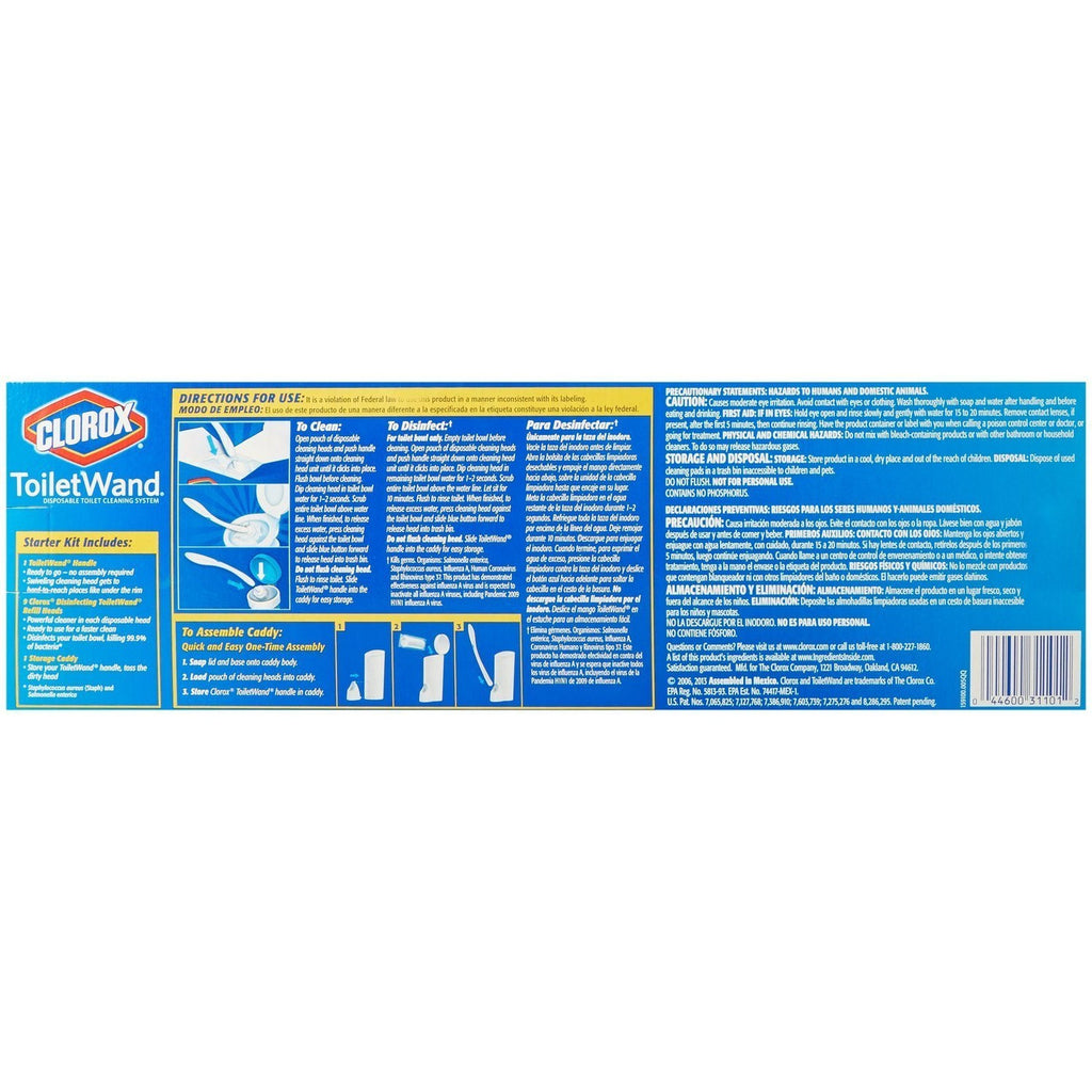 Buy now Clorox Toiletwand Disposable Toilet Cleaning Starter Kit at indiglob india