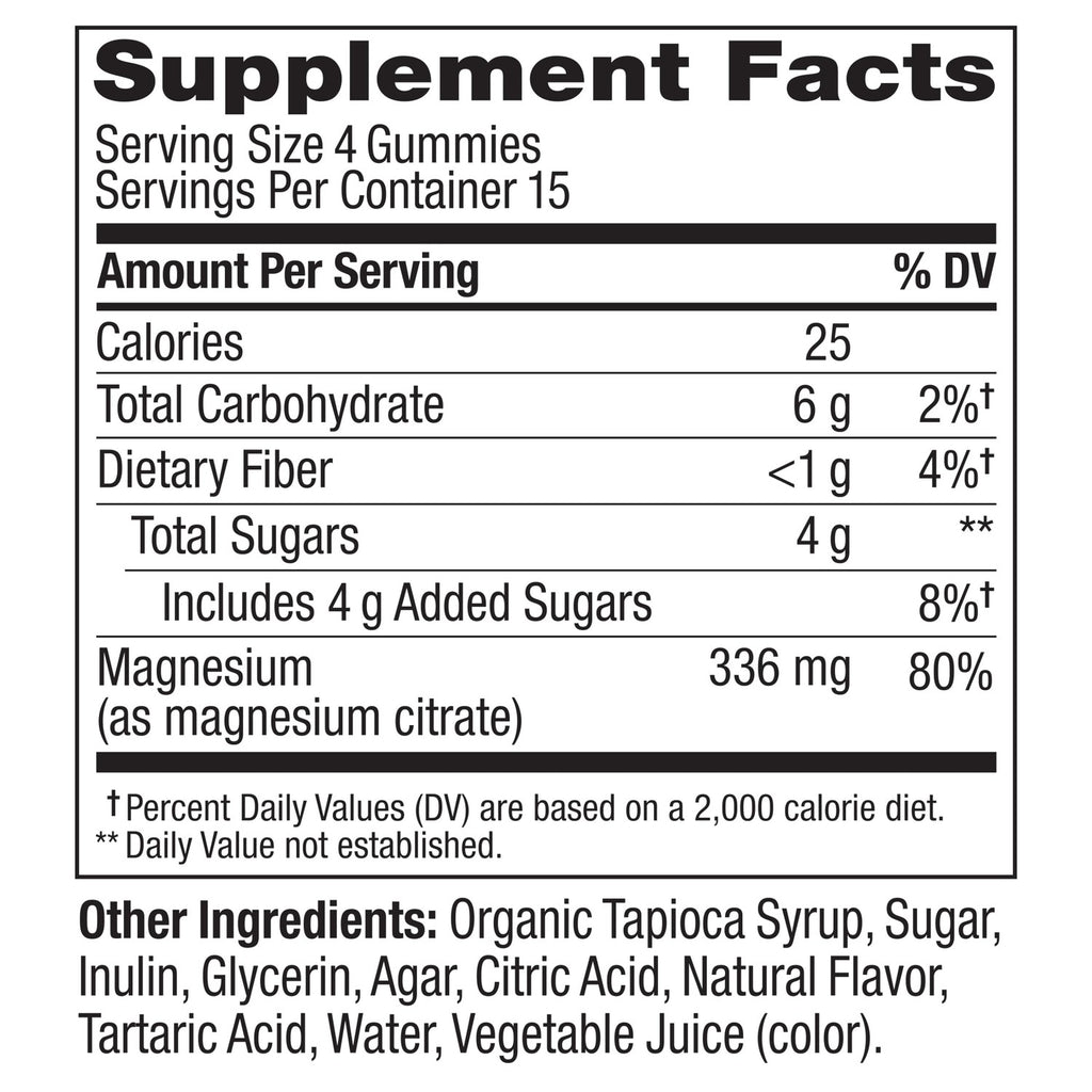 OLLY Relaxing Magnesium Gummies, Supports Muscle Relaxation* - 60 Count