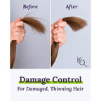 Keranique Damage Control Anti-Breakage Shampoo & Conditioner for Damaged, Thinning Hair – Intense Repair, Strengthening with Keratin, Biotin, Panthenol – Sulfate & Paraben Free, Keratin Amino Complex™