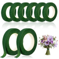 8 Rolls Floral Tape 1/2inch Flower Tape, Green Floral Tape | 30 Yards Florist Tape for Bouquet Stem Wrapping, Floral Crafts, Wedding Bouquet and Fresh Flowers