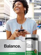 Horbäach Mega Fruits and Veggies Supplement | 100 Capsules