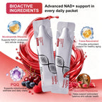 Updated NAD Plus 1000mg Liquid Supplement for Women & Men, 30 Packets