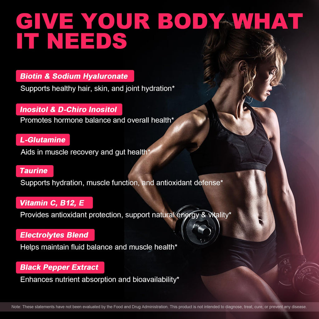 Creatine Gummies for Women, Creatine Monohydrate Gummies with Collagen