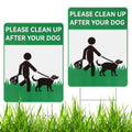 2 Pack Pick Up After Your Dog Sign, Clean up After Your Dog Signs
