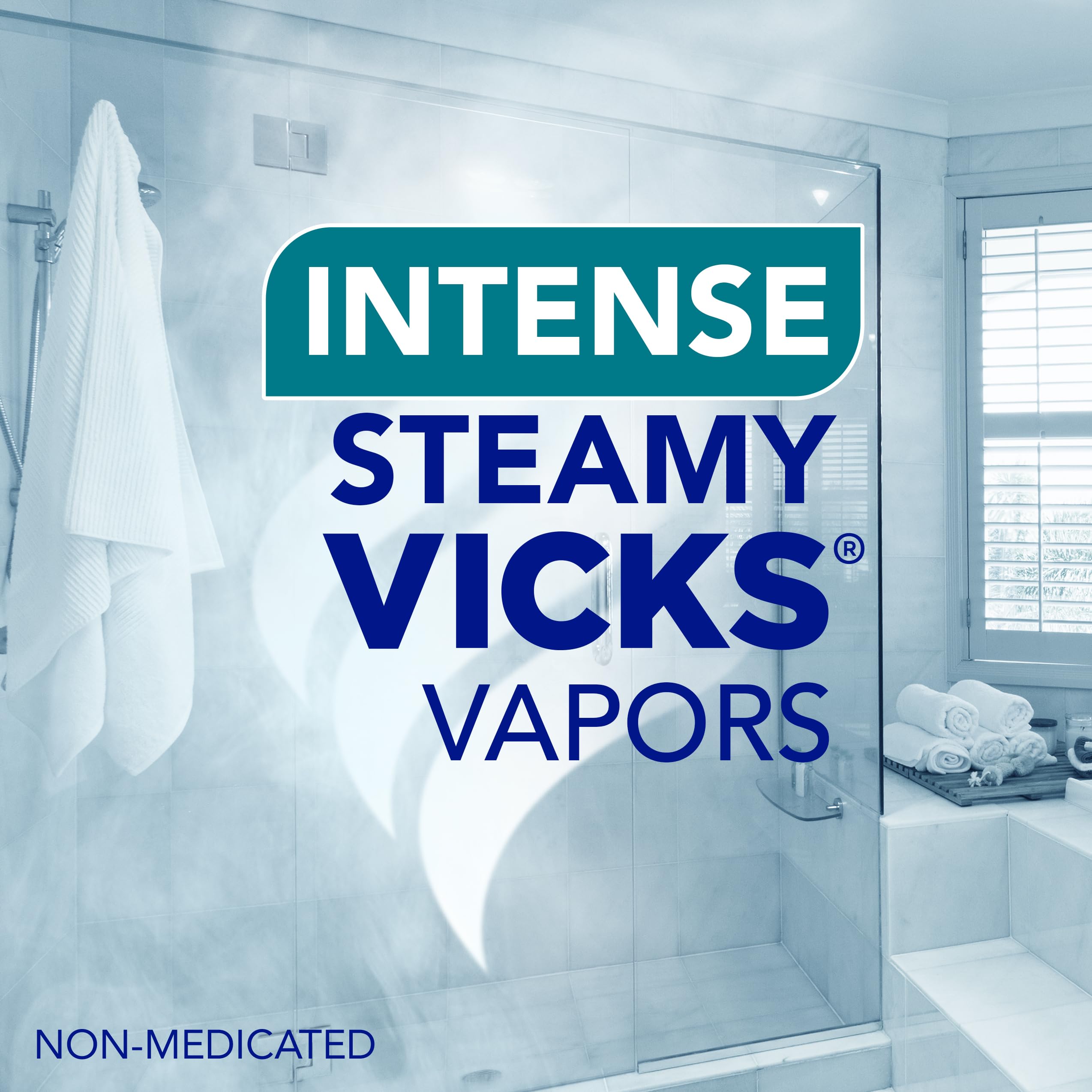 Buy now Vicks VapoShower Max Tablets, Non-Medicated Eucalyptus Shower Steamer Tablets, Menthol, Aromatherapy, 4ct at indiglob india