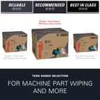 WypAll PowerClean X80 Heavy Duty Cloths, Brag Box, 152 Towels, Blue (41041)
