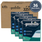 Buy now Goodnites Disposable Bed Pads/Bed Mats for Bedwetting, 2.4 x 2.8 ft, 36 Ct (4 Packs of 9) at indiglob india
