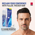 Minoxidil for Men, 2.11 Oz (1 Month Supply) Clinically Proven to Regrow Hair, Topical Aerosol Foam 5%, Hair Thinning Treatment