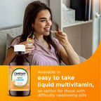 Centrum Liquid Multivitamin for Adults, Citrus Flavor, 8 fl oz | Contains B Vitamins, Vitamin C, Vitamin E and Antioxidants, Supports Healthy Immune Response, GLP-1 Support