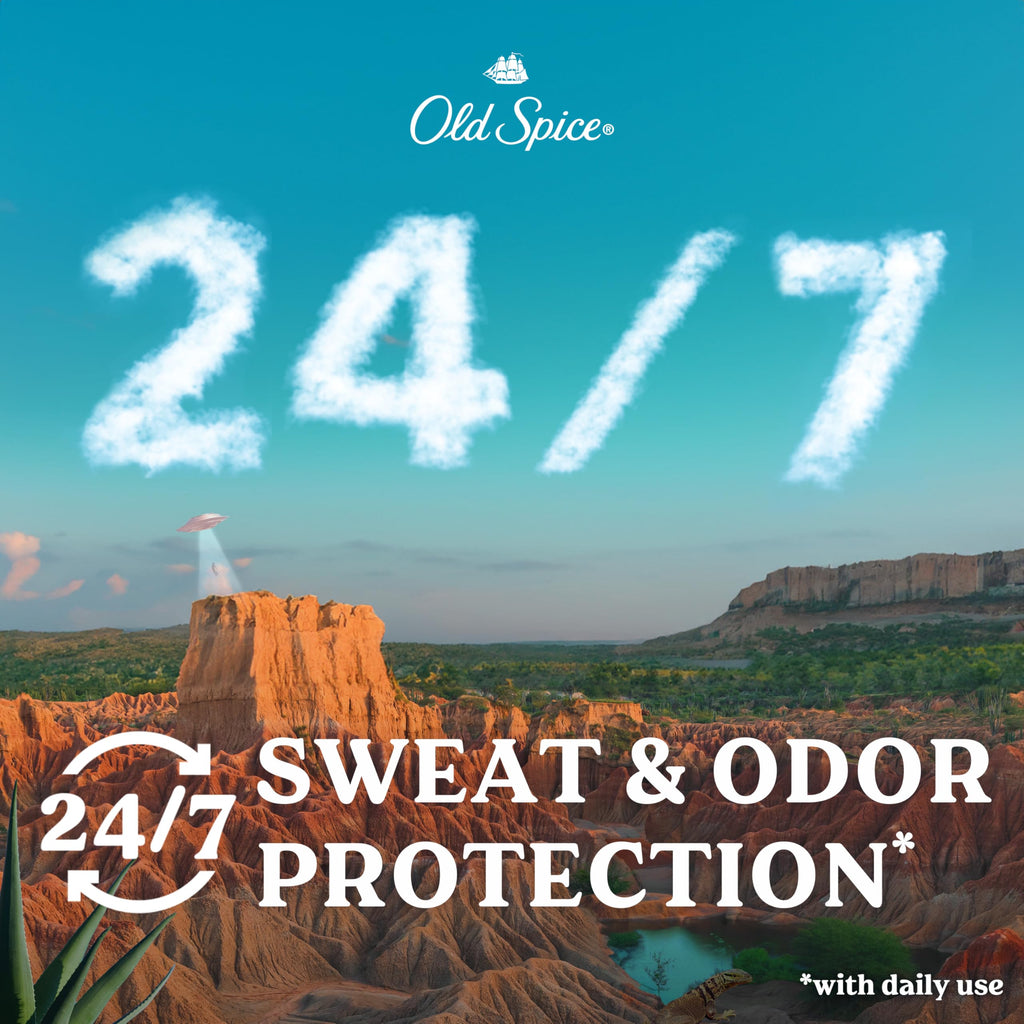 Experience 24/7 sweat and odor protection with Old Spice Antiperspirant & Deodorant. 100% genuine freshness guaranteed.