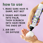 Herbal Essences Curl Boosting Mousse, Frizz Control for Curly & Wavy Hair, Long-Lasting Hold with Berry Scent, Paraben & Dye-Free, Cruelty-Free, 6.8 Fl Oz Each, 3 Pack