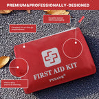 150 Piece Small First Aid Kit Portable Emergency Bag Compact Medical Kit