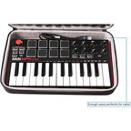 Buy now LTGEM Case Compatible with Akai Professional MPK Mini MK3 / MPK Mini Play MK3 25 Key USB MIDI Keyboard Controller, Black+Gray(Case Only) at indiglob india