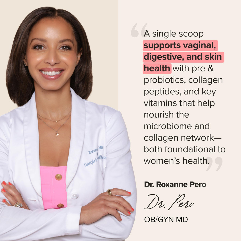 URO Probiotic + Collagen Powder – Vaginal, Skin & Gut Health – 20 Servings