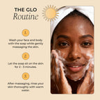 Glo Melanin Turmeric Brightening Soap with Vitamin C, Alpha Arbutin & Oats | 113g, For Face - Body - Dark Spots, All Natural, Vegan, Paraben-Free, Sulfate-free, For Melanin-Rich Skin, Made in USA
