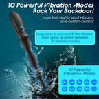 Vibrating Anal Beads Beginner-Friendly Butt Plug, Adult Sex Toy for Men Women Couples, Flexible Silicone Prostate Massger Anal Vibrator with 2 Motors 10 Vibrations, Anal Plug Anal Toy Anal Sex Toys