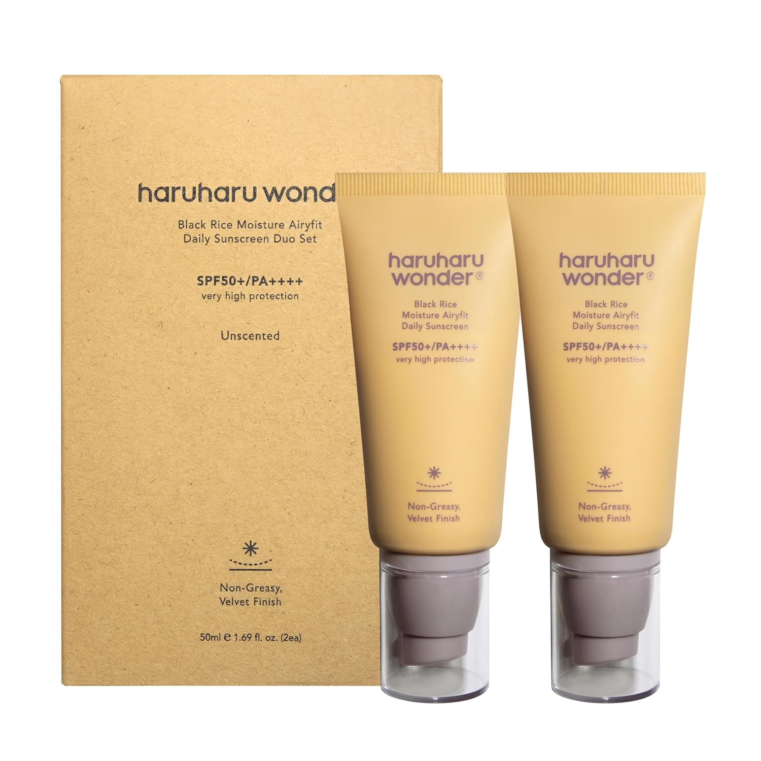 Buy now Haruharu Wonder Black Rice Moisture Airyfit Daily Sunscreen 1.69fl.oz - Velvet Finish, No White Cast, Hydrating, Moisturizing, Korean Skin Care, Vegan, Clean Beauty 1.69 Fl Oz (Pack of 2) at indiglob india