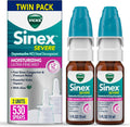 Buy now Vicks Sinex Severe Nasal Spray, Moisturizing Ultra Fine Mist with Aloe, Decongestant Medicine, Relief from Stuffy Nose Due to Cold or Allergy, Nasal Congestion & Sinus Pressure Relief, 265 Sprays x 2 Default at indiglob india