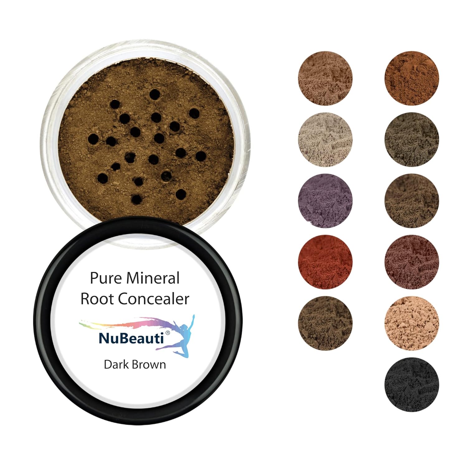 Buy now Hair Root Touch Up Powder - Darkest Brown - 11 True-to-Nature Root Concealer Shades - Longer-Lasting, Easy Hairline Shading with Clean Ingredients - With Brush Dark Brown Without Brush at indiglob india