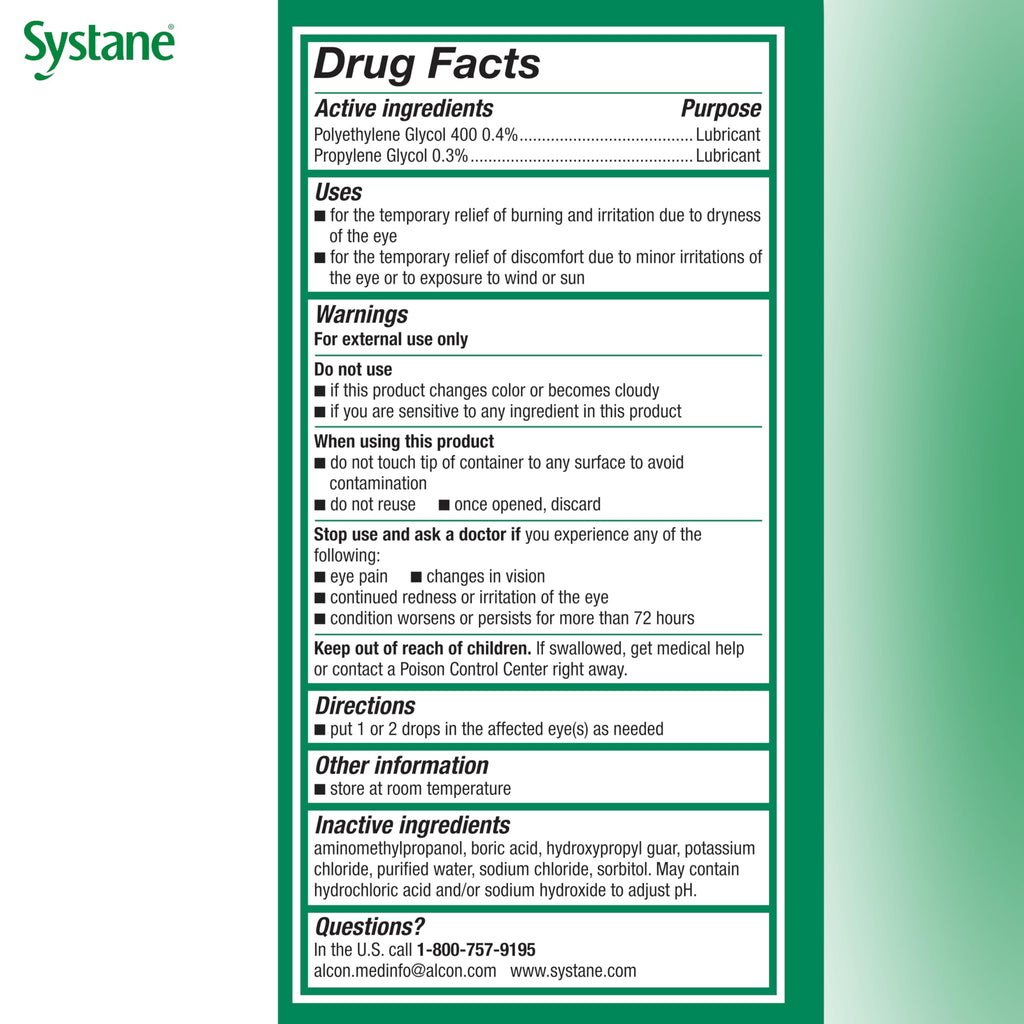 Buy now Systane Ultra Lubricant Eye Drops, 60 Count (Pack of 1), (Packaging may vary) at indiglob india