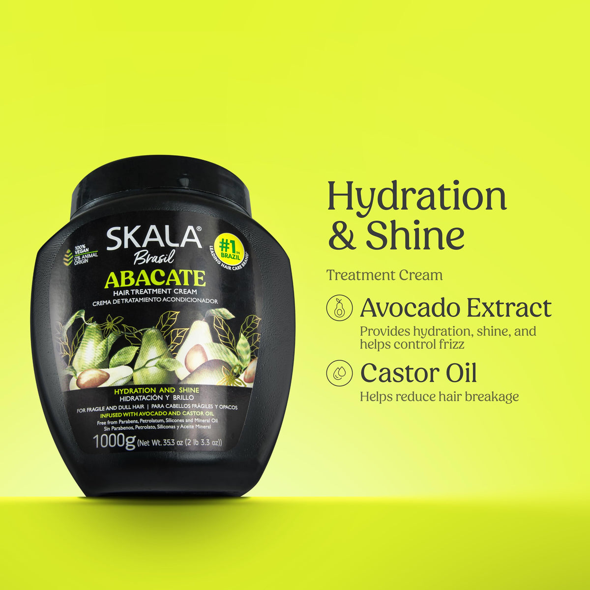 SKALA Avocado 2-in-1 Treatment Cream for Fragile & Dull Hair 35.3 Oz