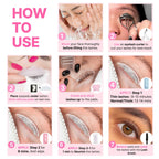 Korean Lash Lift Kit - 5 Sets At Home Eyelash Perm Kit with Upgraded Glue, Eyelash Lift, DIY Lash Perm Easy for Beginner & Professional, Semi Permanent Perming Wave Suitable For Salon & Home