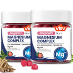 VEV Deep Calm Magnesium Complex 14-in-1 Glycinate Gummies for Women and Men | Sleep, with D3, Ashwagandha, L-theanine, Zinc – No Added Sugar Vegan Gummies –90 Count (Pack of 1)