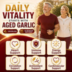 Pure Aged Garlic Extract Softgels, Odorless Garlic Supplement, 24-Month Naturally Aged with Standardized SAC, Heart Health, Immune & Antioxidant Support, 300 Count (2)