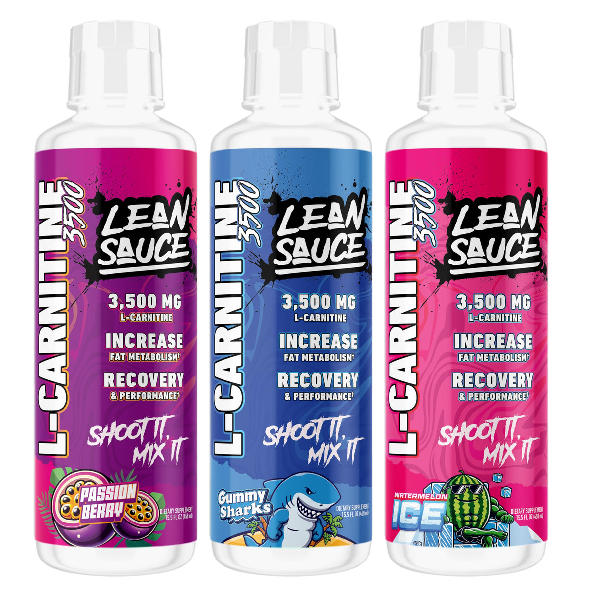 Lean Sauce L-Carnitine Liquid 3500mg - Watermelon Ice