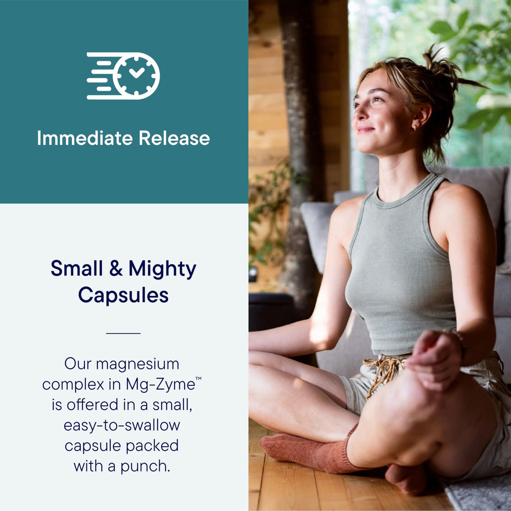 BIOTICS RESEARCH Mg-Zyme™ Triple Magnesium Complex 100 mg - 100 Capsules