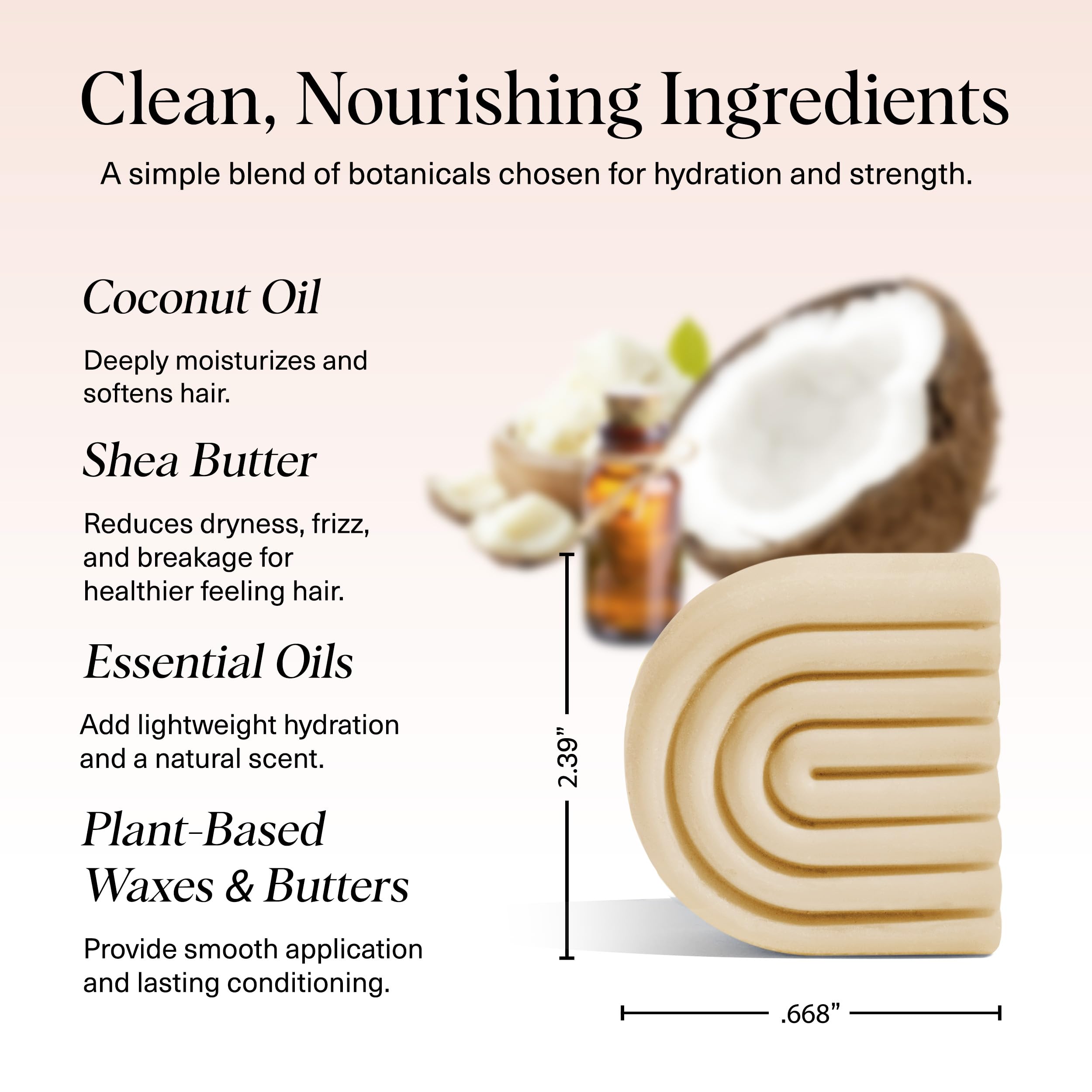 Buy now Kitsch Coconut Oil Conditioner Bar - Hair Conditioner For Women and Men - Deep Moisturizing, Nourishes, Hydrate & Soften Damaged Dry Hair - Silicone, Paraben & Sulfate Free - 2.7 oz at indiglob india